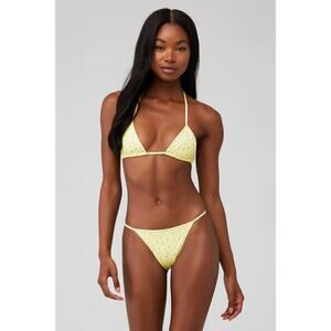 PAMELA ANDERSON Zeus Micro Triangle Bikini Top Paradise Cove - M
